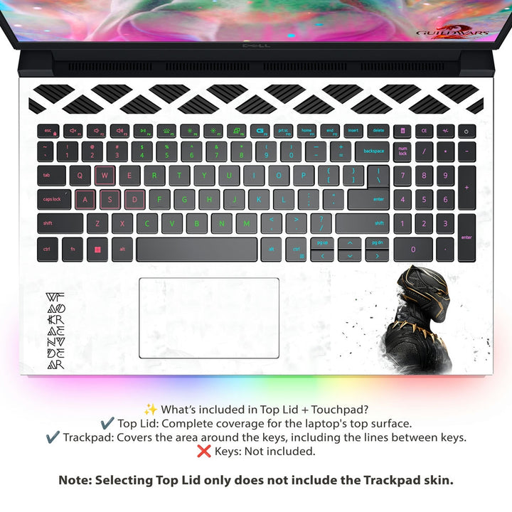 Dell Laptop Skin - Wakanda Forever Shadow Panther Elite