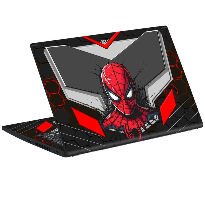 Acer Laptop Skin - Spiderman Red Mask Armor