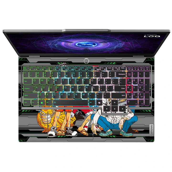 3M Material Textured Embossed Laptop Skin - One Piece Straw Hat Crew Poster