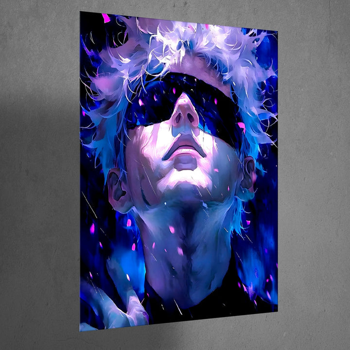 High-Quality Metal Posters - Anime Satoru Gojo SG07 | Vibrant Colors ...