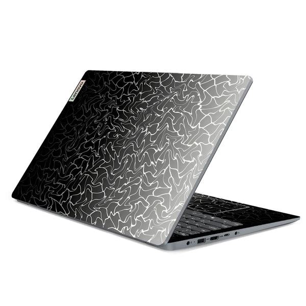 3M Material Textured Embossed Laptop Skin - Minimalist Grey Soft Gradient Texture