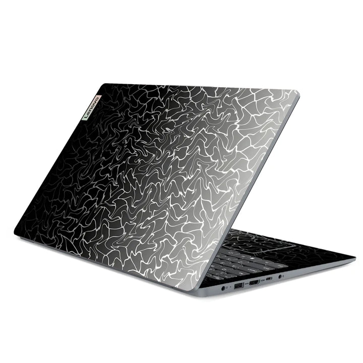 3M Material Textured Embossed Laptop Skin - Minimalist Grey Soft Gradient Texture
