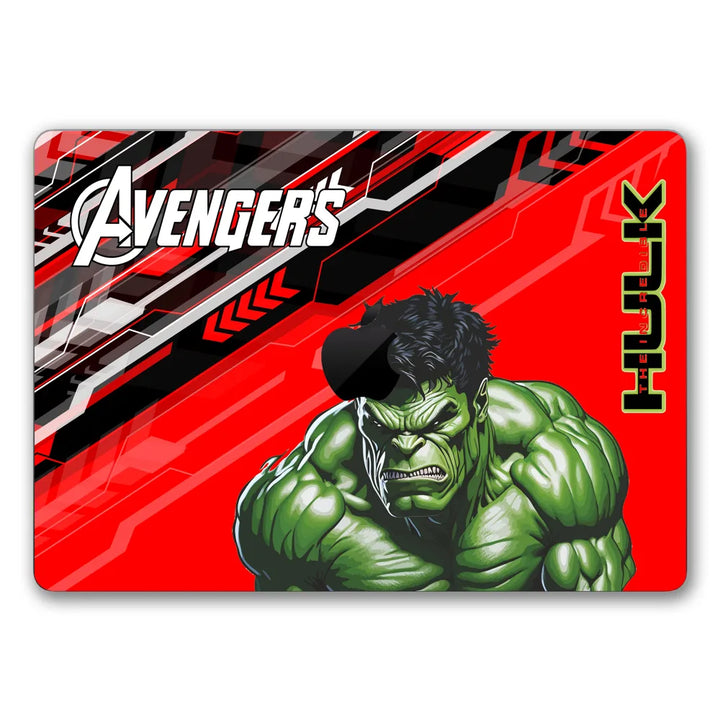 MacBook Laptop Skin - Hulk Red Tech Grunge Art