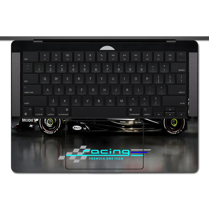 MacBook Laptop Skin - F1 Red Bull Neon Style Car
