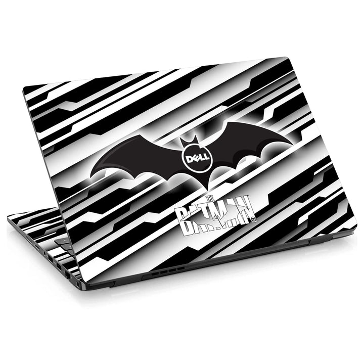 3M Material Textured Embossed Laptop Skin - Batman Logo Monochrome Abstract