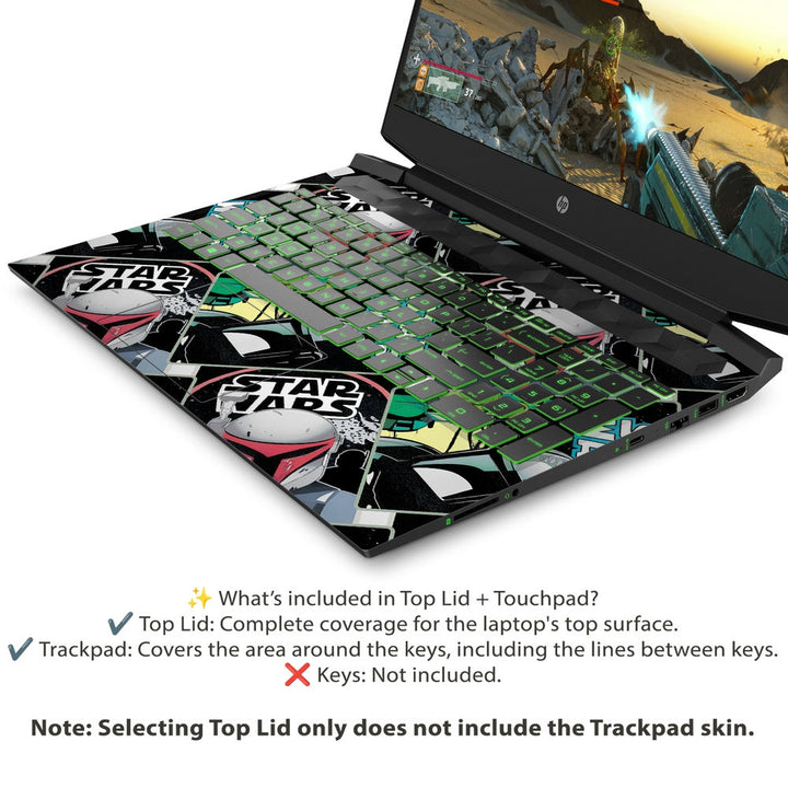 HP Laptop Skin - Star Wars Emblems