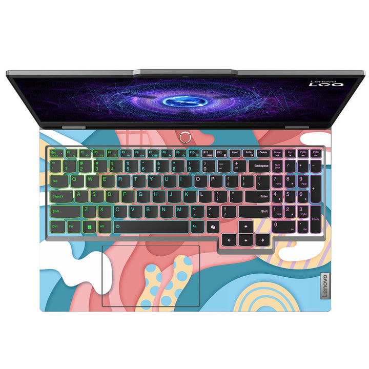 Shop Playful Abstract Shapes Laptop Skin for Lenovo LOQ | Buy Online ...