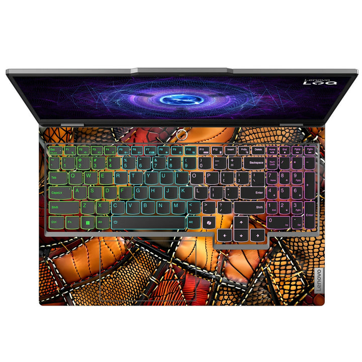 Shop Earthy Patchwork Abstract Laptop Skin for Lenovo LOQ | Buy Online ...