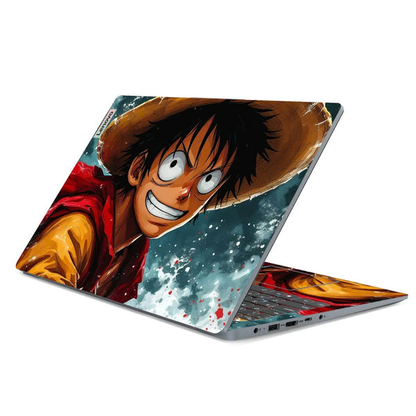 3D Embossed Laptop Skin - Luffy Straw Hat