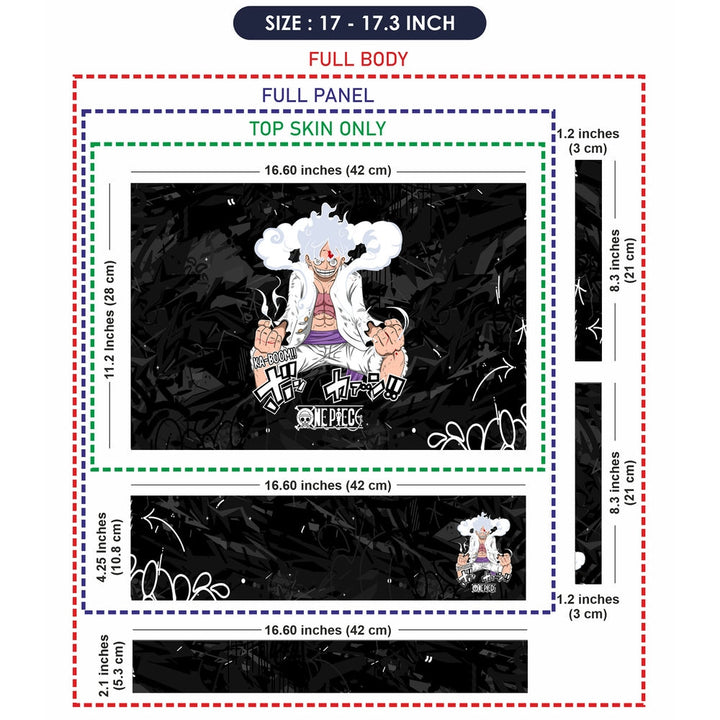 luffy gear 5 skin Shop One Piece Anime Gear 5 Luffy Laptop Skin