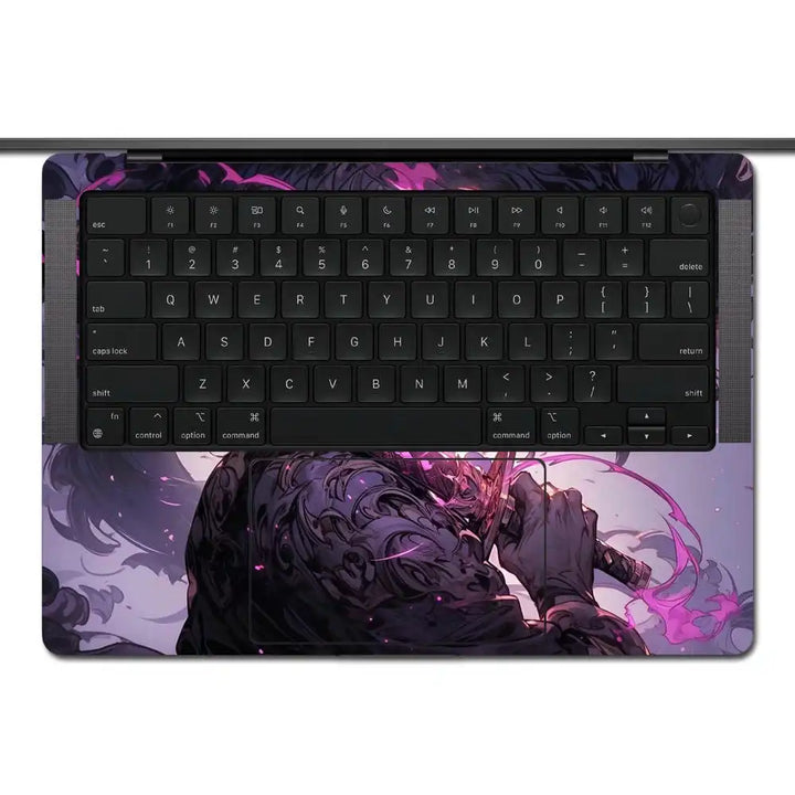 Samurai with Katana and Dragon Laptop Skin for MacBook | Buy Online Now ...