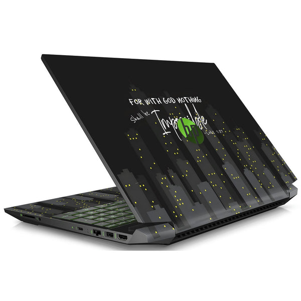 HP Laptop Skin - With God Inspiration
