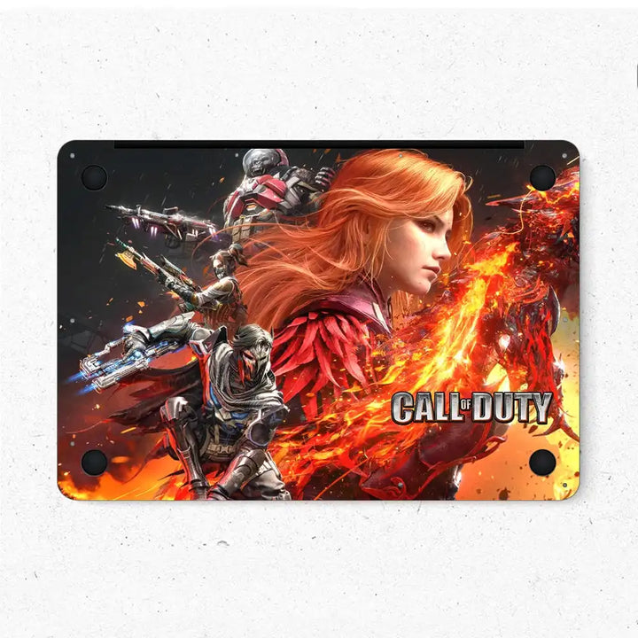 Call of Duty Fiery Female Character Laptop Skin for MacBook | Buy ...