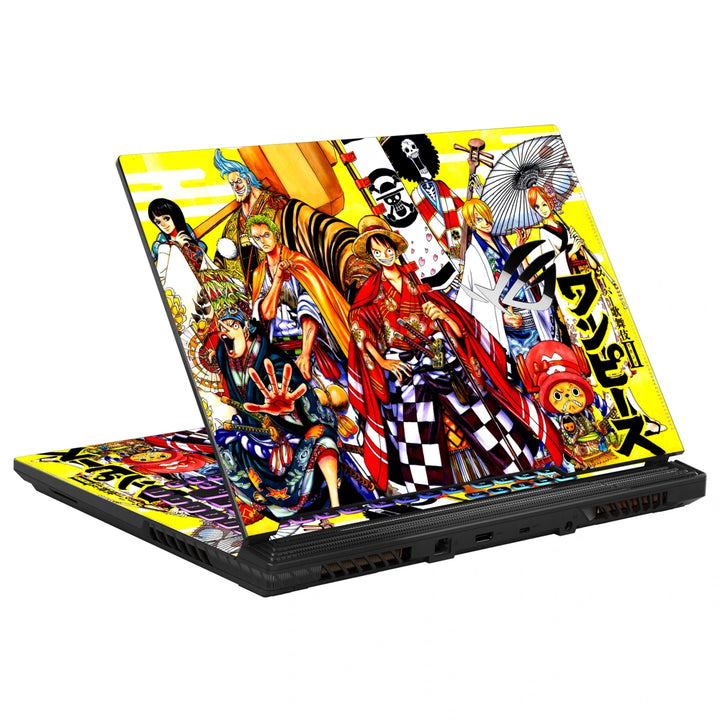 3M Material Textured Embossed Laptop Skin - One Piece Luffy Gear Five Battle