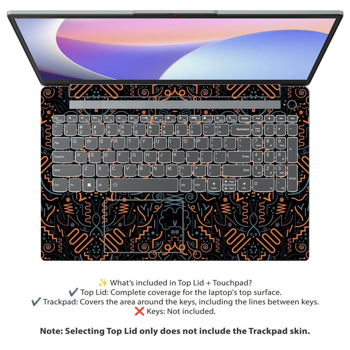 Shop Spiral Abstract Laptop Skin for Lenovo | Buy Online Now – SkinsLegend