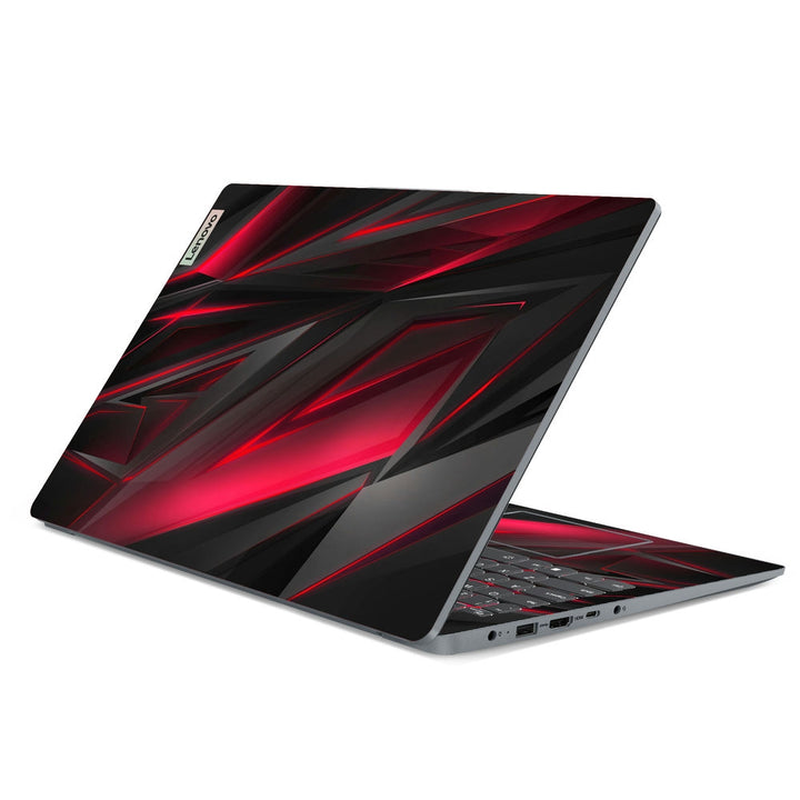 Shop Black Red 3D Pattern Laptop Skin for Lenovo | Buy Online Now ...