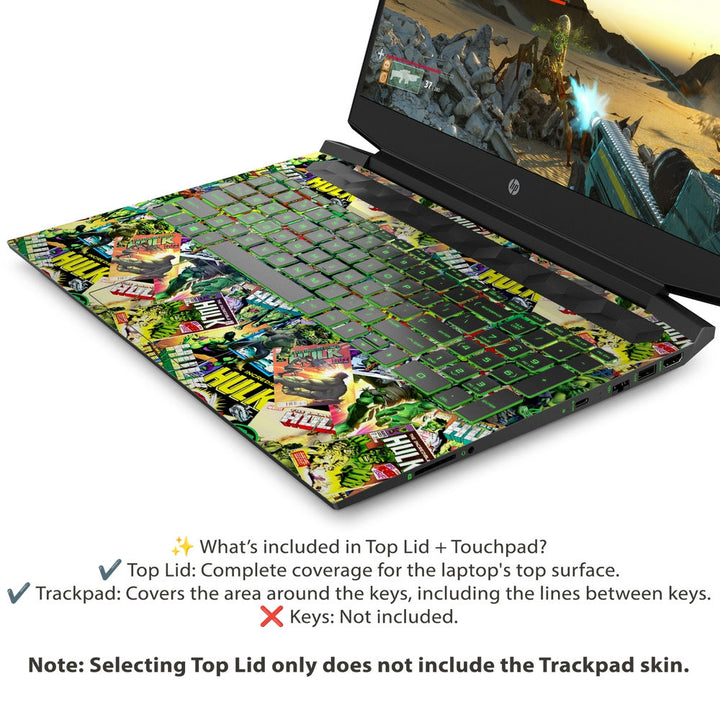 HP Laptop Skin - Marvel Hulk Smash