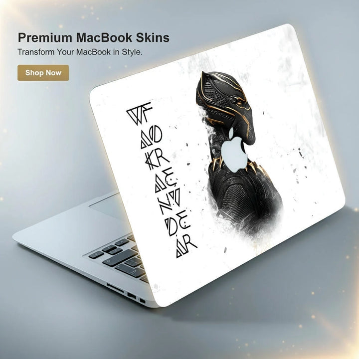 MacBook Laptop Skin - Wakanda Forever Shadow Panther Elite