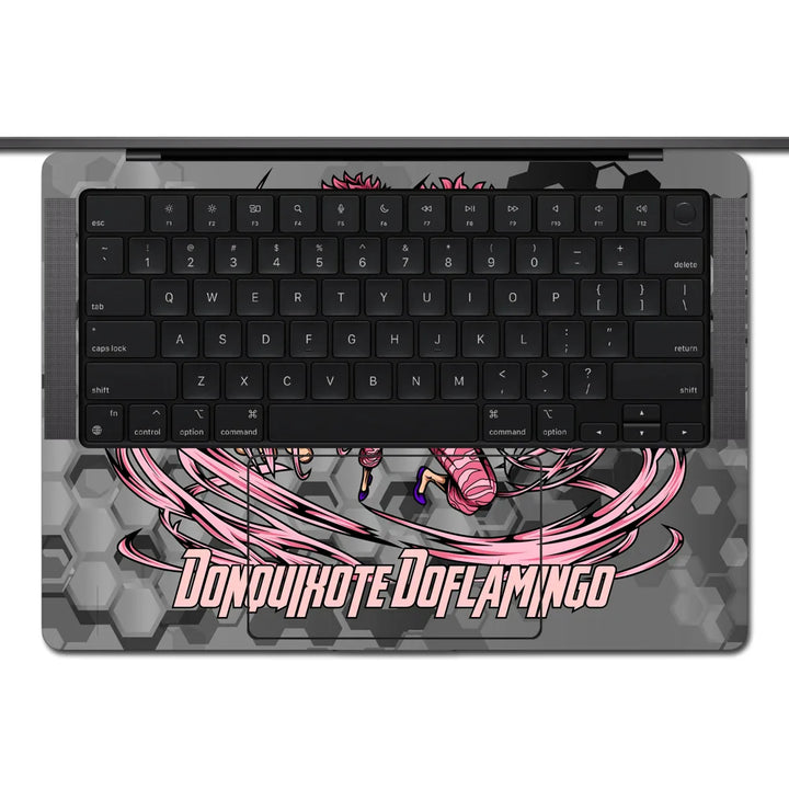 MacBook Laptop Skin - Doflamingo Pink String Barrage