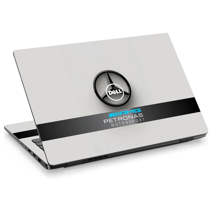 3M Material Textured Embossed Laptop Skin - Mercedes AMG Petronas F1 Emblem