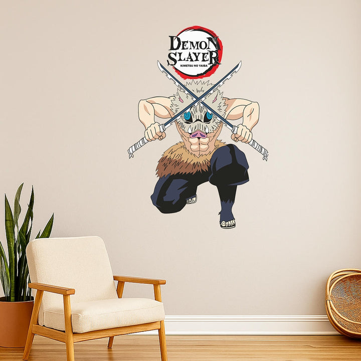Inosuke Hashibira Premium Large Size Wall Decal | Buy Online Now ...