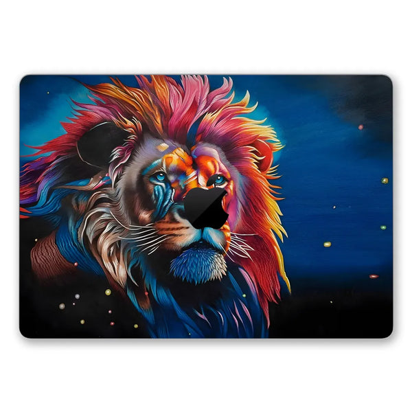MacBook Laptop Skin - Vibrant Pop Art Lion