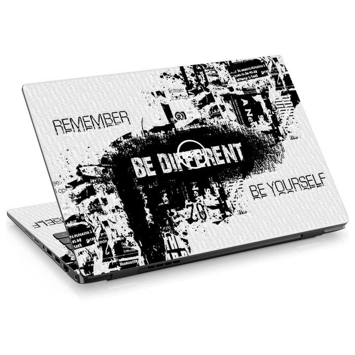 3D Embossed Laptop Skin - Be Different