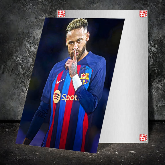Pièce Collector Métal Or Neymar - FC Barcelone, Avec Capsule, Médaille Collector Football