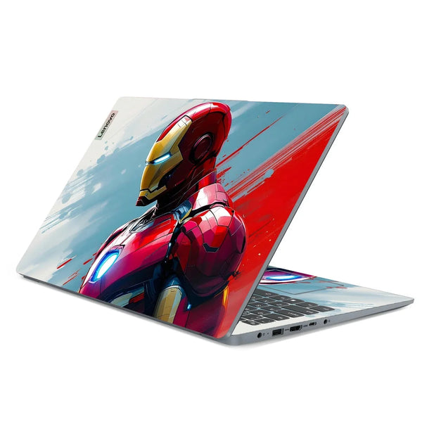 3D Embossed Laptop Skin - Iron Man in Red Suit