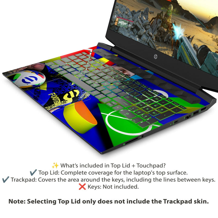 HP Laptop Skin - Lionel Messi eFootball Soccer Game