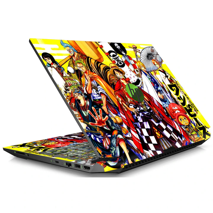 3M Material Textured Embossed Laptop Skin - One Piece Luffy Gear Five Battle