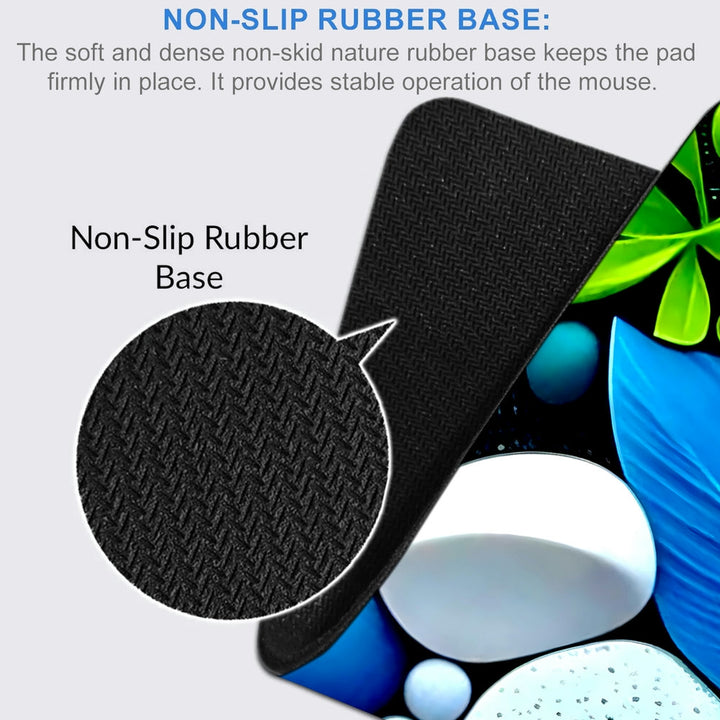 Anti-Slip Desk Mat Gaming Mouse Pad - Colorful Pebbles CP14