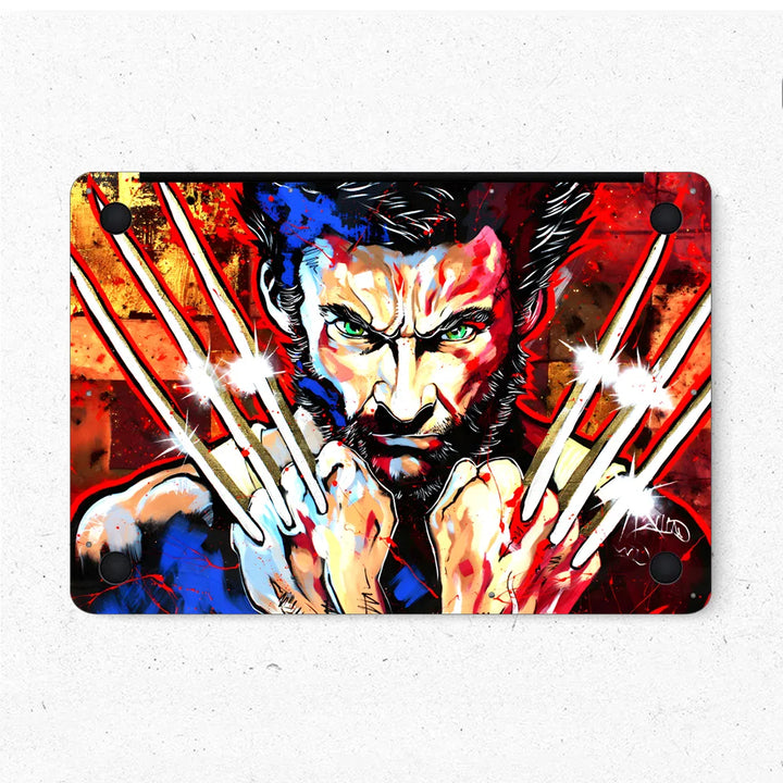 MacBook Laptop Skin - Wolverine X-Men Face Pop Art