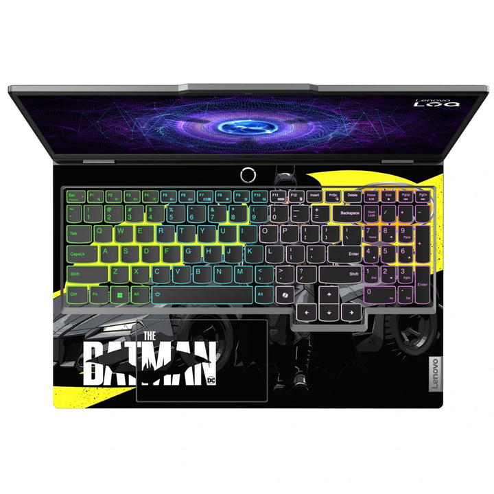 3M Material Textured Embossed Laptop Skin - The Batman Suit and Batmobile