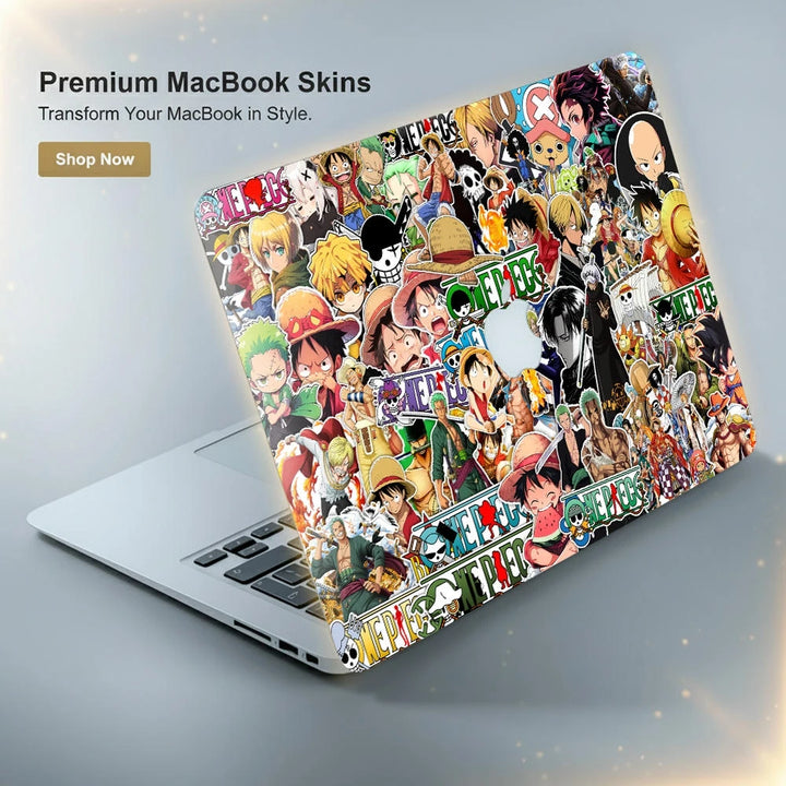 One Piece Sticker Bomb Laptop Skin for MacBook | Buy Online Now ...