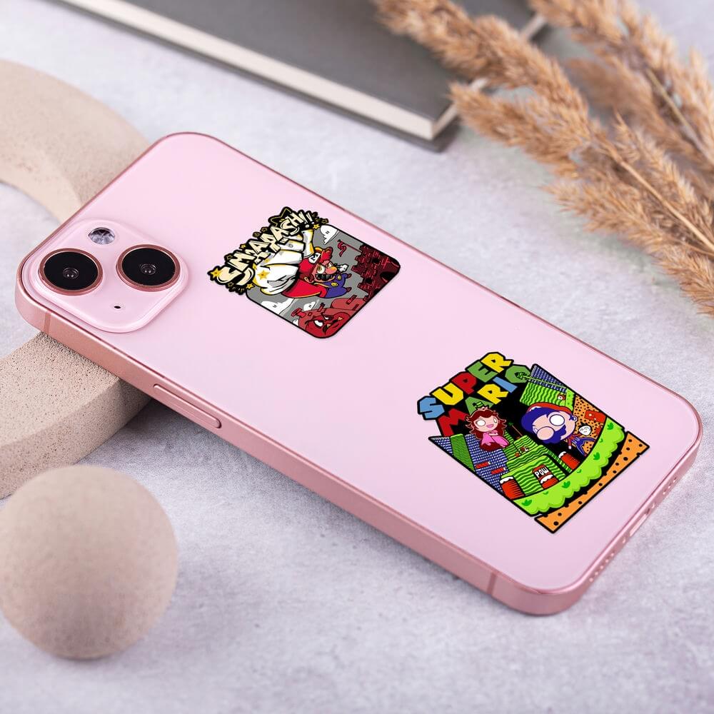 Super Mario Decal Stickers - Set of 80 High-Quality Vinyl Designs ...