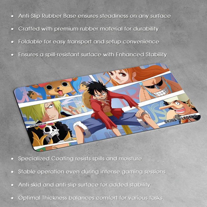 Anti-Slip Desk Mat Gaming Mouse Pad - One Piece Monkey D Luffy MDL16