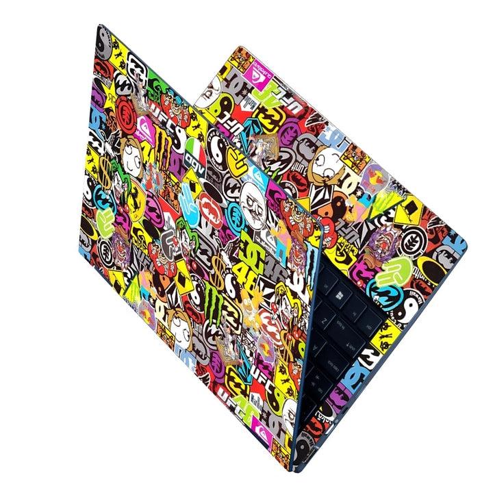 Laptop Skin - Monster Sticker Bomb