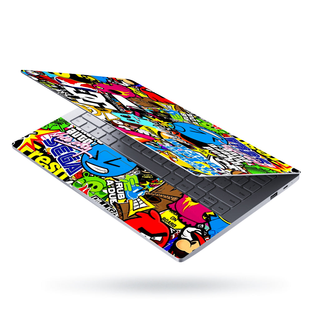 Sticker Bombing Notebook Shop Dg Sticker Bomb Laptop Skin | Buy Online Now – SkinsLegend