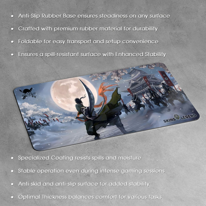 Anti-Slip Desk Mat Gaming Mouse Pad - One Piece Roronoa Zoro RZ11