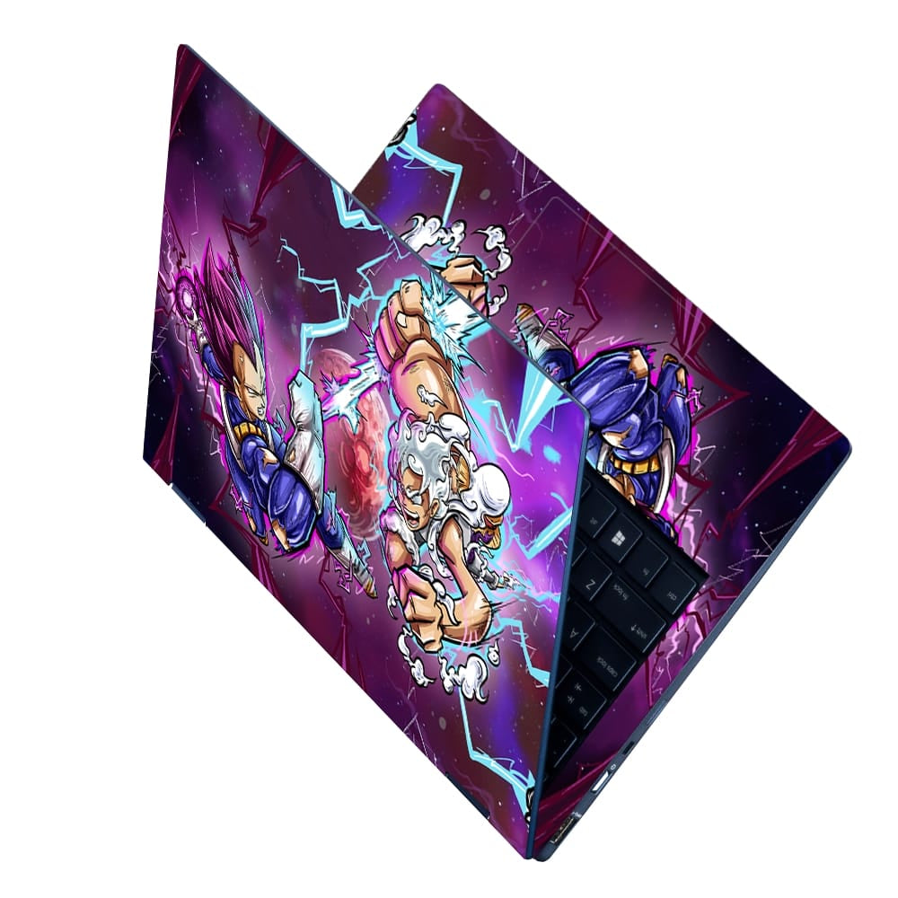 Shop Anime Vegeta Ultra Ego vs Luffy Gear Laptop Skin Buy Online Now