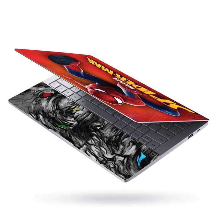 Laptop Skin - Spider Man in Action Red