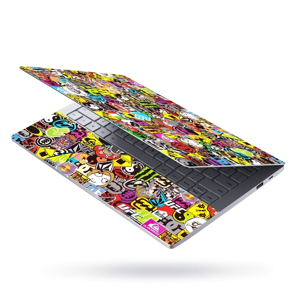 Shop Monster Sticker Bomb Laptop Skin | Buy Online Now – SkinsLegend