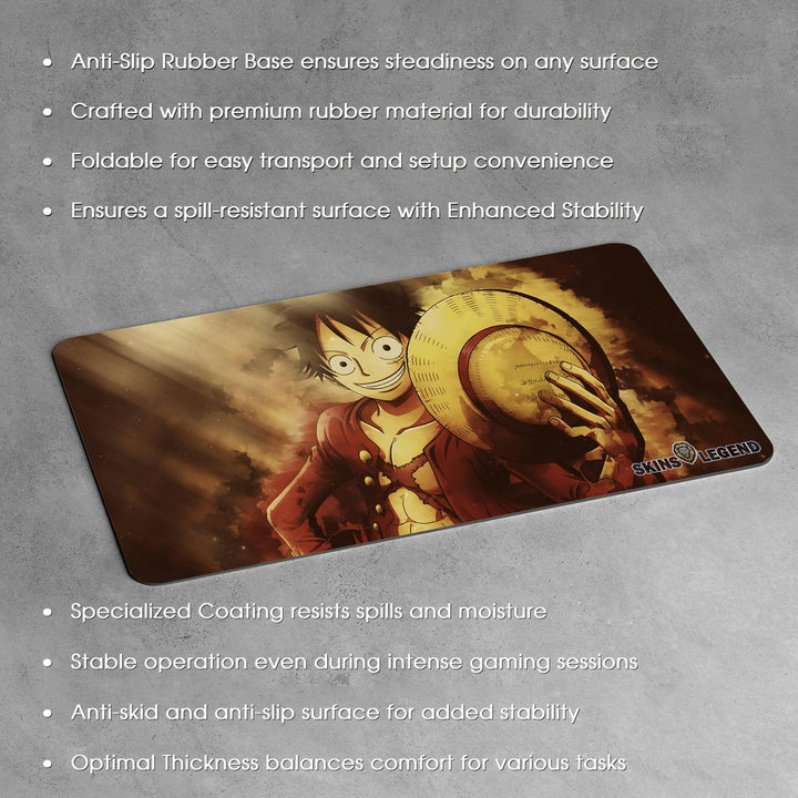 Anti-Slip Desk Mat Gaming Mouse Pad - One Piece Monkey D Luffy MDL32