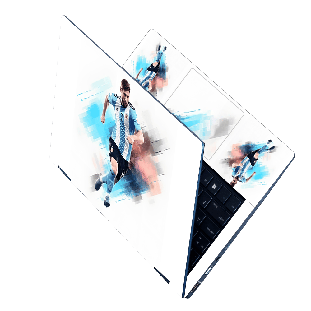 Shop Lionel Messi Artwork Football Laptop Skin | Buy Online Now ...