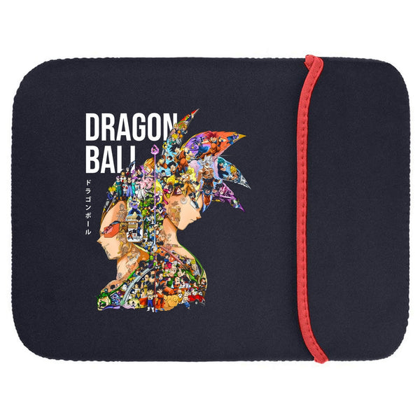Printed Neoprene Reversible Laptop & Tablet Sleeve - Anime Legendary Dragon Ball DS5