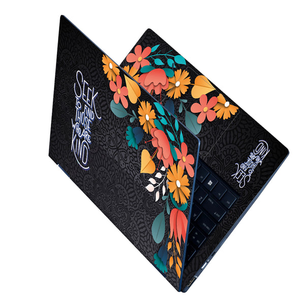 Laptop Skin - Seek to Find With Multi Floral