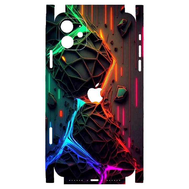 Apple iPhone Skin Wrap - Neon Art - SkinsLegend