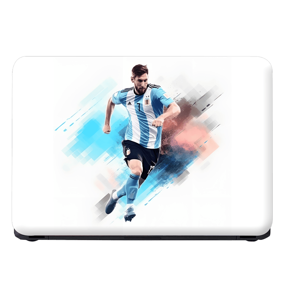 Shop Lionel Messi Artwork Football Laptop Skin | Buy Online Now ...