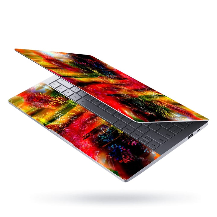 Laptop Skin - Red Yellow Shaded Graffiti